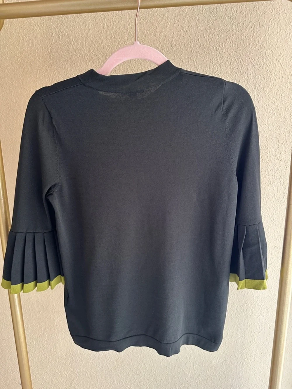 COS Pleated Bell Sleeve Knit Top - Picture 7 of 8